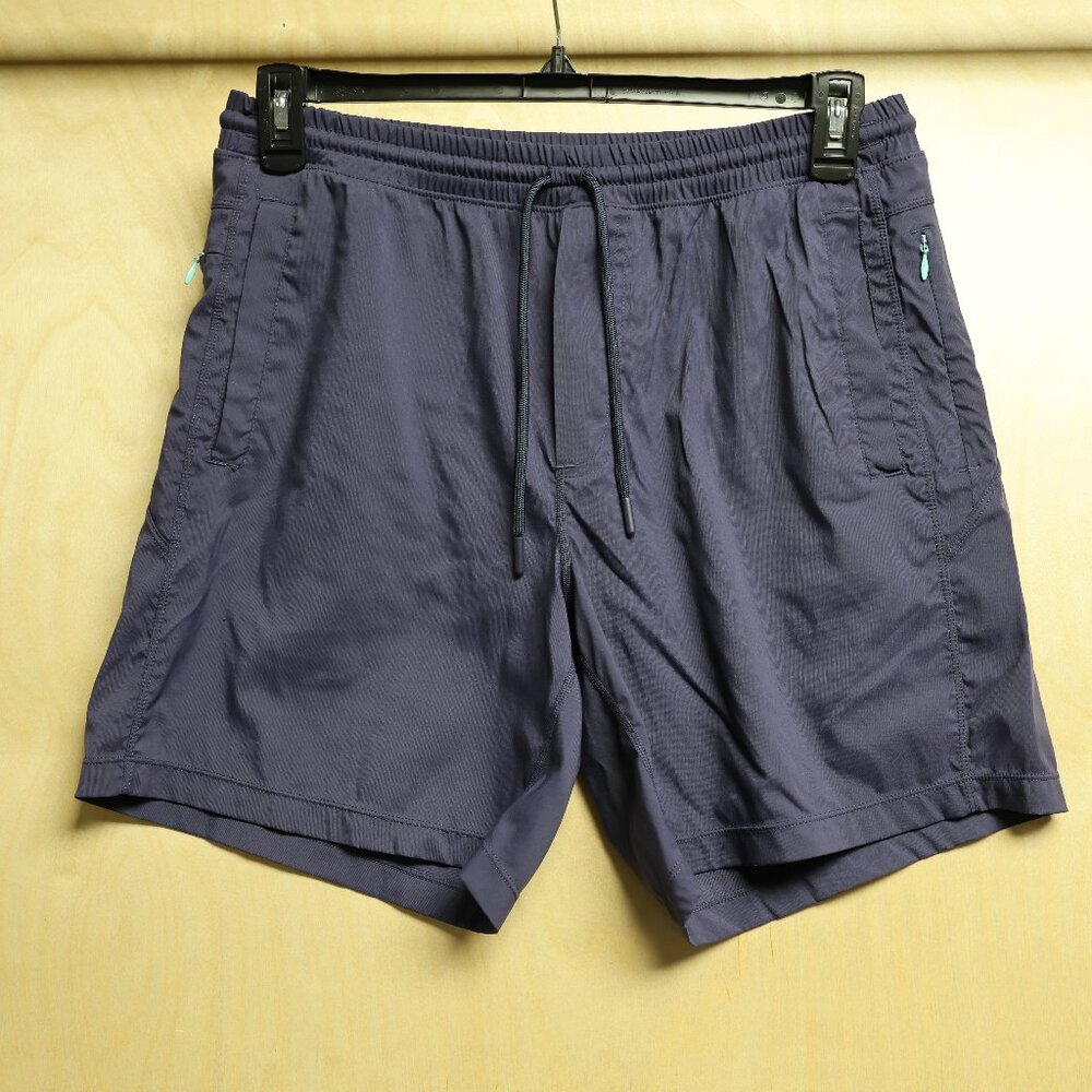 birddogs Lined Elastic Waist Swim Shorts Navy Men's Sz Lg